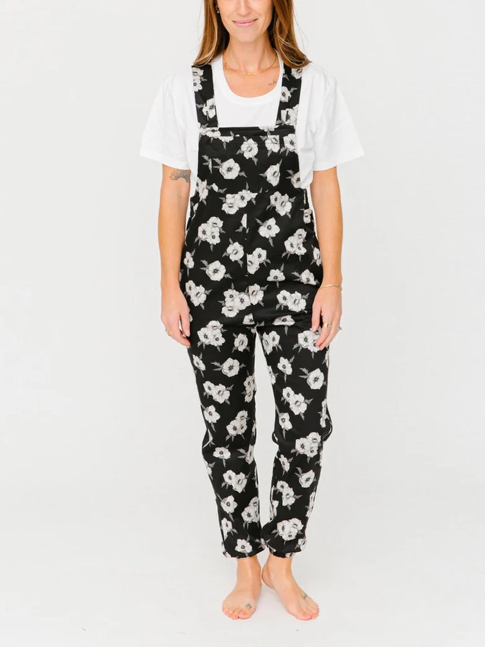 Smash & Tess XS THE RACHEL ROMPERALLS IN MIDNIGHT BLOOM